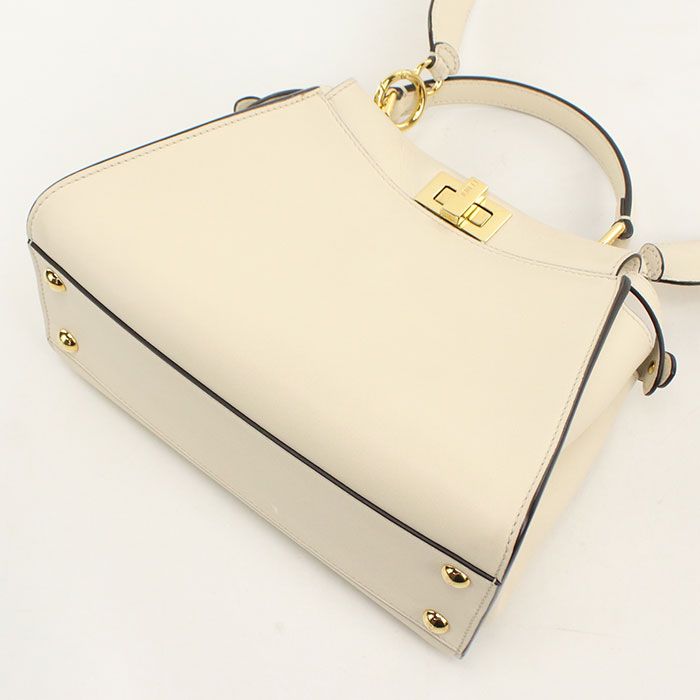 Fendi 2-Way Peekaboo Mini Fidue Handbag Calf — view 2