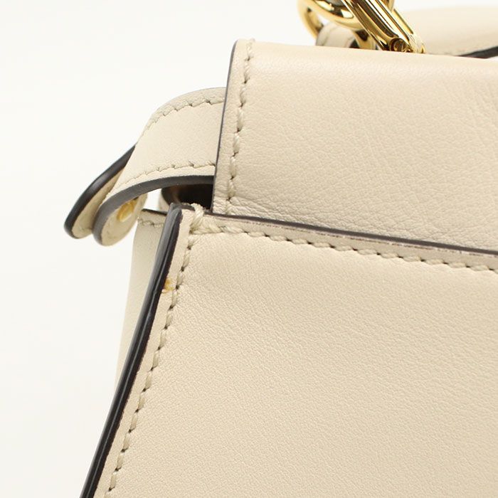 Fendi 2-Way Peekaboo Mini Fidue Handbag Calf — view 7