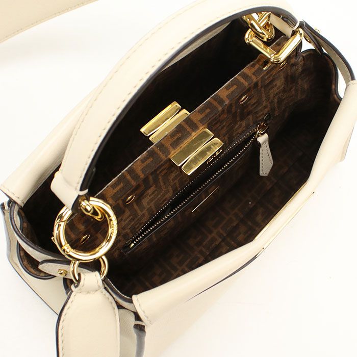 Fendi 2-Way Peekaboo Mini Fidue Handbag Calf — view 3