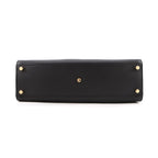 Fendi Peekaboo Essential Leather 2-Way Shoulder Bag Black — view 3