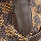 Louis Vuitton Shoulder Bag Damier Ebene Blue Msbeli PM Back — view 8