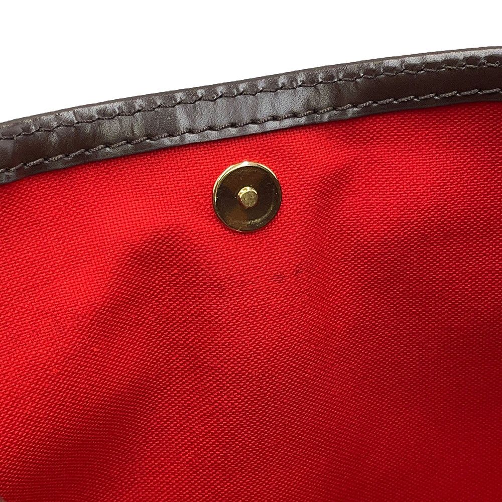 Louis Vuitton Shoulder Bag Damier Ebene Blue Msbeli PM Back — view 9