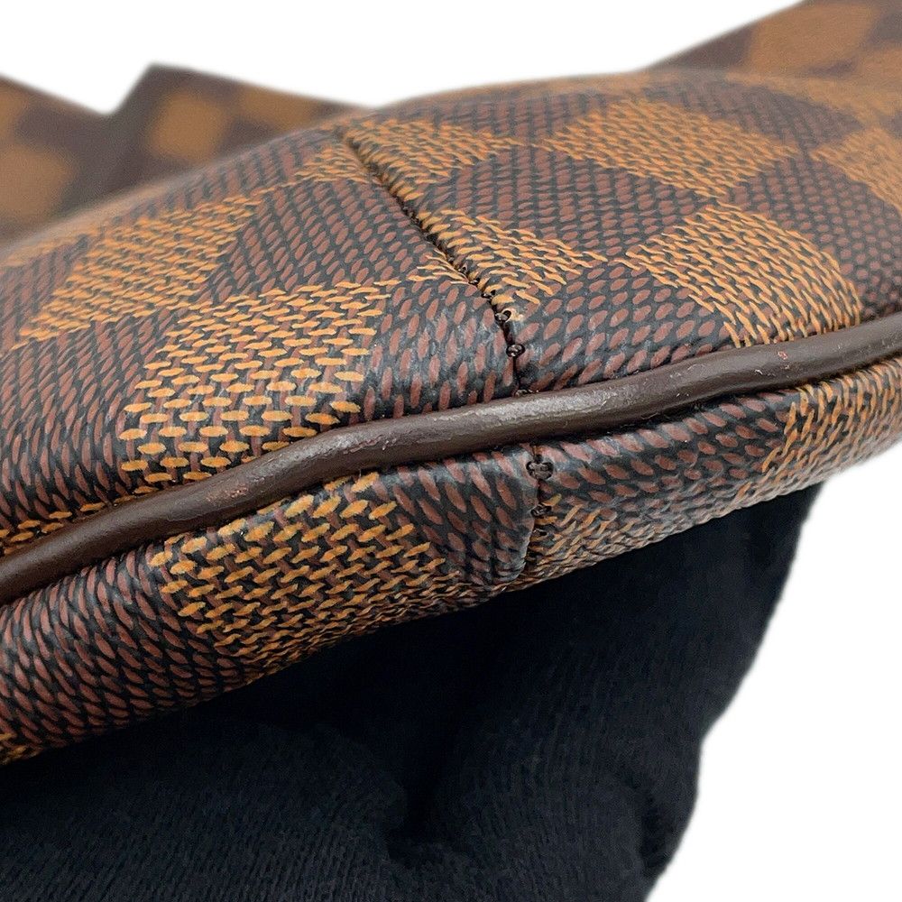 Louis Vuitton Shoulder Bag Damier Ebene Blue Msbeli PM Back — view 6