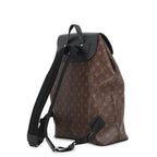 Louis Vuitton Backpack Monogram Macassar Parc Black — view 2