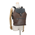 Louis Vuitton Backpack Monogram Macassar Parc Black — view 4