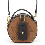 Louis Vuitton Shoulder Bag Monogram Reverse Mini Boite Chapeau 2-Way