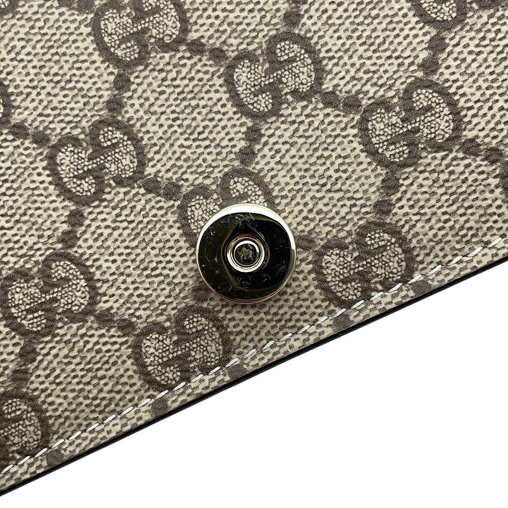 Gucci Shoulder Wallet GG Emblem Supreme Leather — view 9