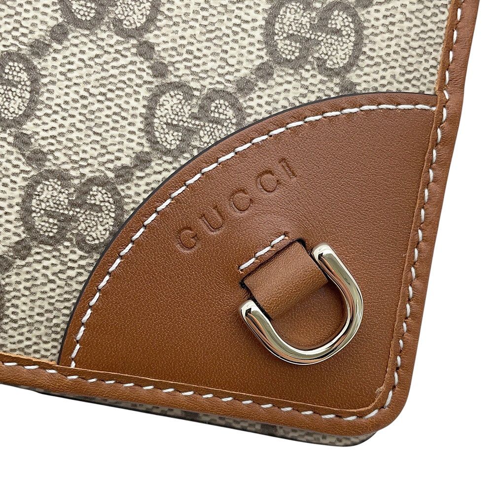 Gucci Shoulder Wallet GG Emblem Supreme Leather — view 8
