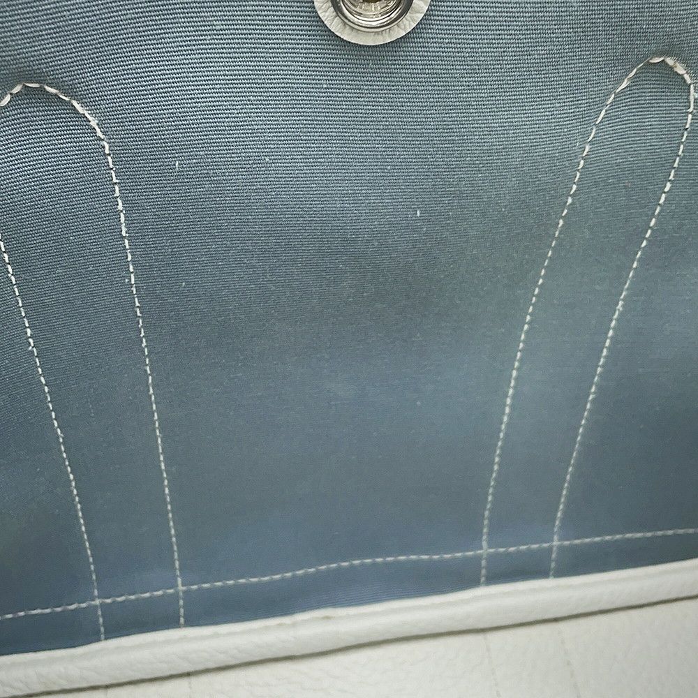 Hermes Tote Garden Party TPM Blue Run Cles Silver Toile Officier Negonda — view 8