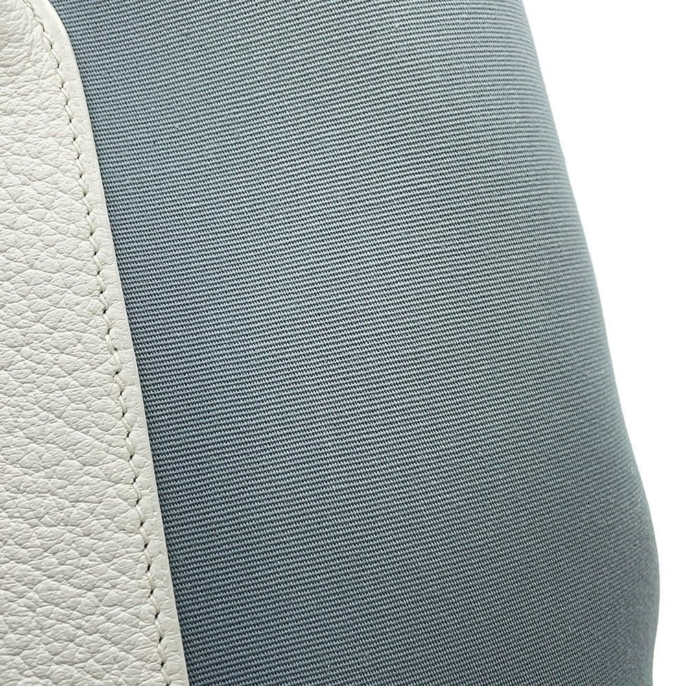 Hermes Tote Garden Party TPM Blue Run Cles Silver Toile Officier Negonda — view 6