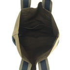Hermes Tote Fourre Tout Cabas Green Black Canvas — view 5