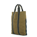 Hermes Tote Fourre Tout Cabas Green Black Canvas — view 2
