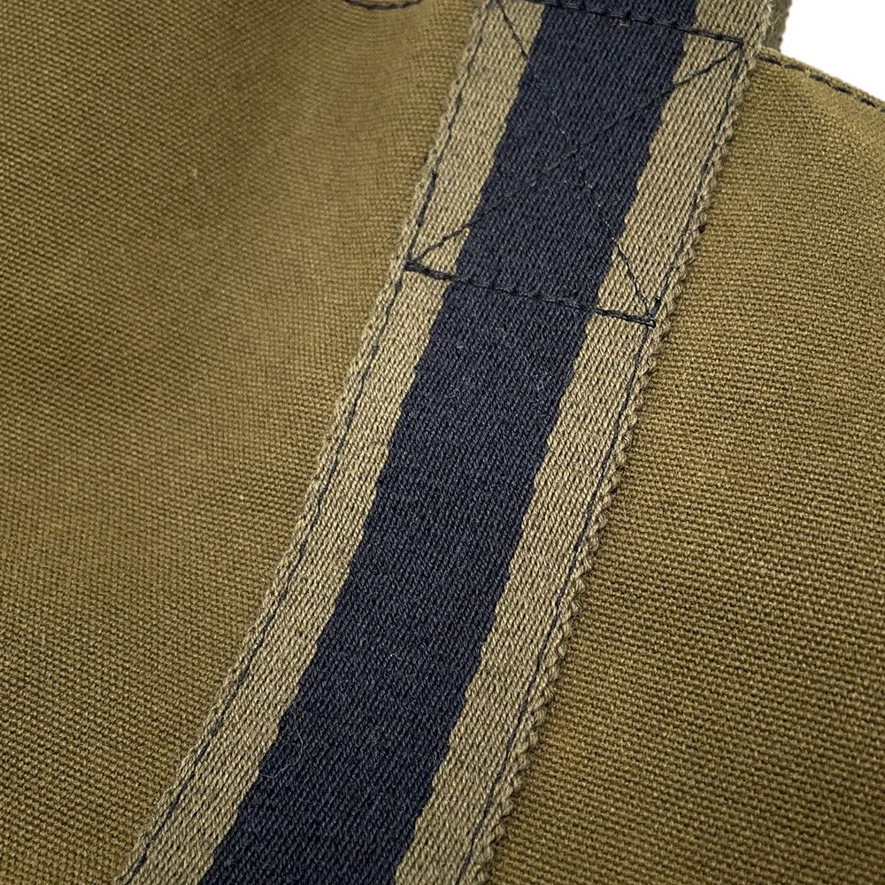 Hermes Tote Fourre Tout Cabas Green Black Canvas — view 7
