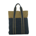 Hermes Tote Fourre Tout Cabas Green Black Canvas