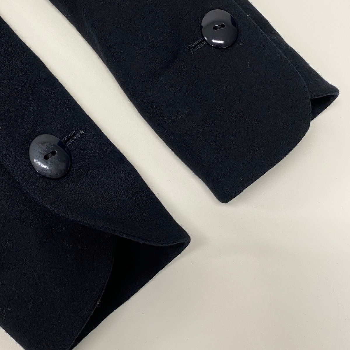 Dior Eg8 Miss a Line Flare Coat M Black Wool — view 7
