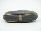 Dior Honeycomb Pattern Chain Shoulder Bag Pochette Black — view 3