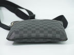 Louis Vuitton LV Thomas Damier Graphite Shoulder Bag Pochette Black Gray — view 3
