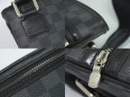 Louis Vuitton LV Thomas Damier Graphite Shoulder Bag Pochette Black Gray — view 7