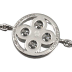 Louis Vuitton Pendentif Sunblossom Diamond Multi Stone Necklace 88 18k WG — view 4