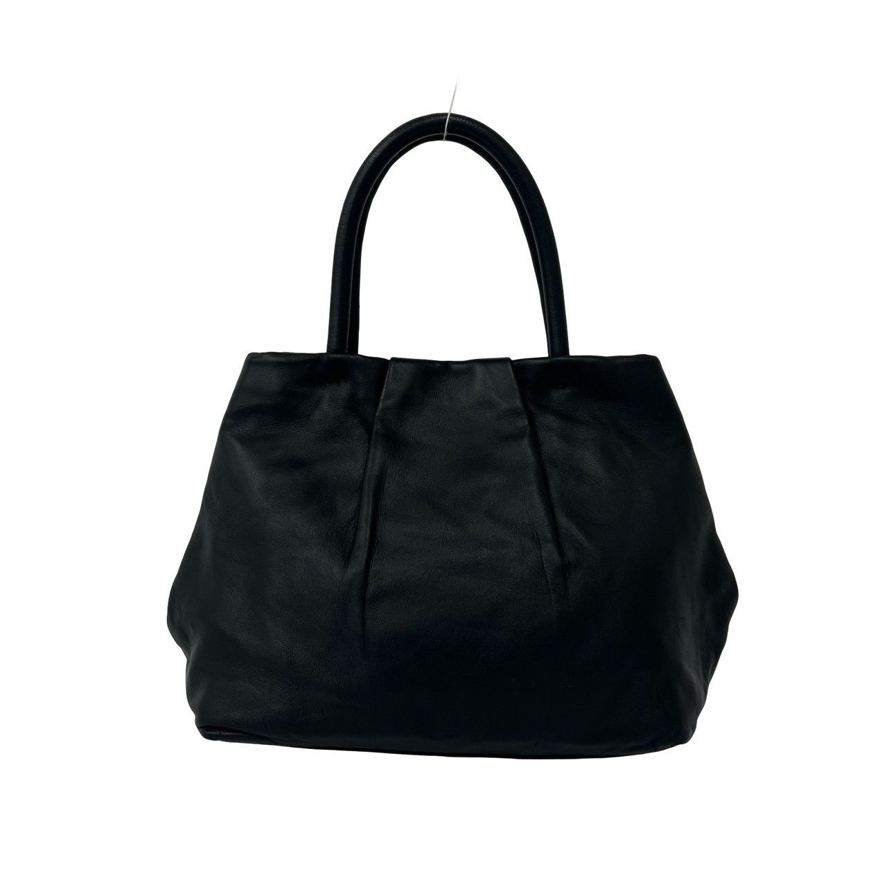 Prada Logo Rose Motif Leather 2-Way Mini Tote Shoulder Bag Black — view 3