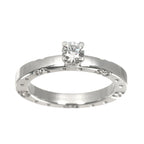 Gucci Icon Solitaire Diamond Ring WG White Gold — view 2
