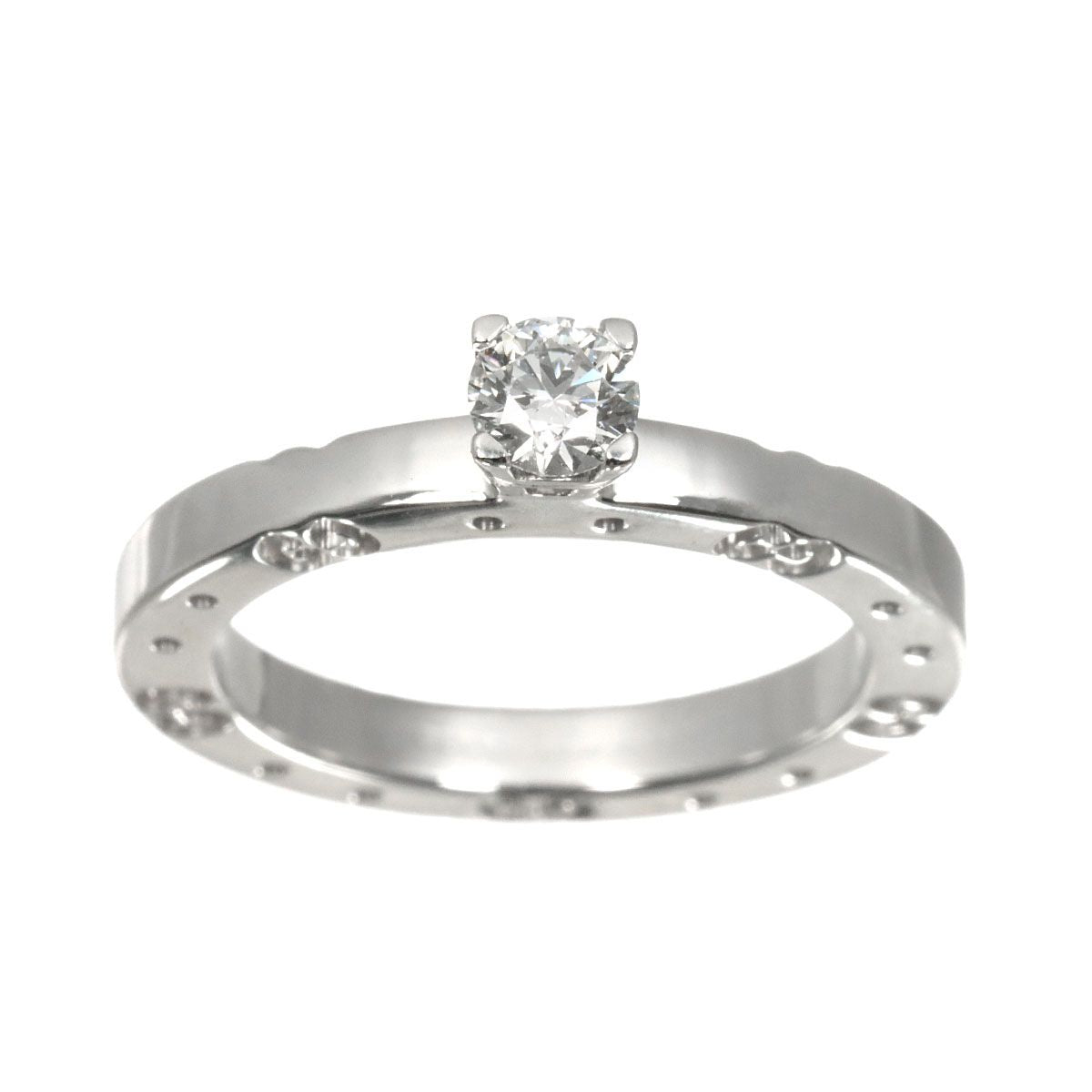 Gucci Icon Solitaire Diamond Ring WG White Gold — view 2
