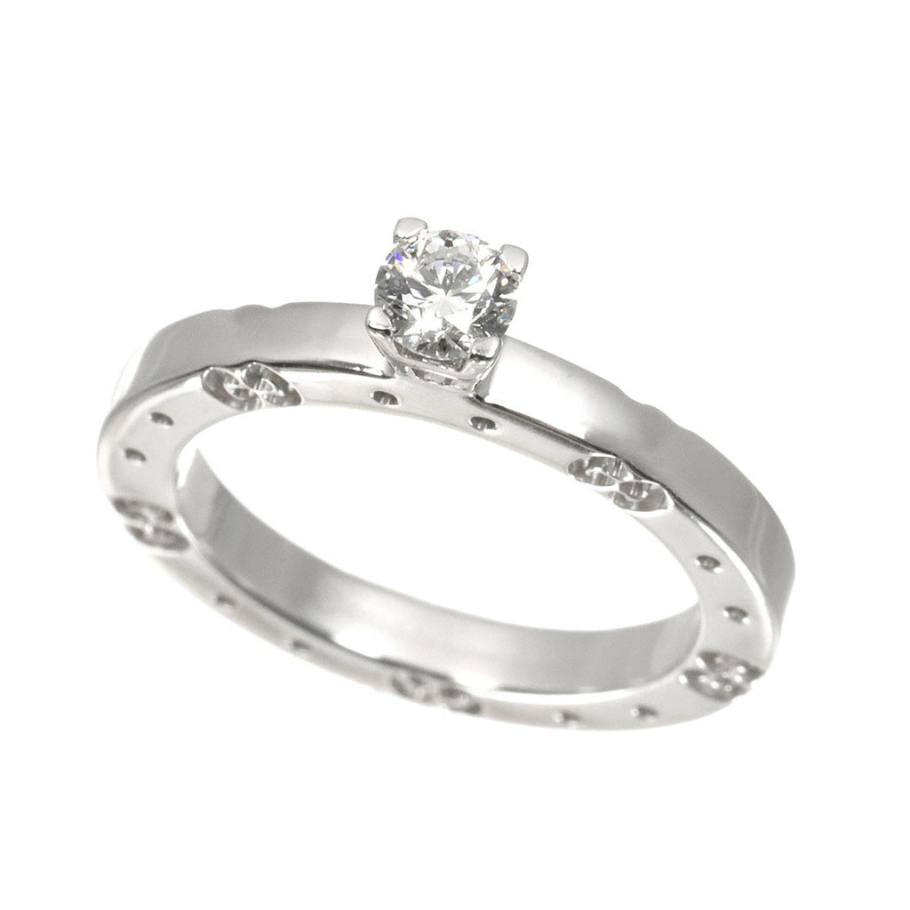 Gucci Icon Solitaire Diamond Ring WG White Gold — view 6