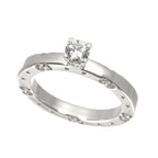 Gucci Icon Solitaire Diamond Ring WG White Gold — view 6
