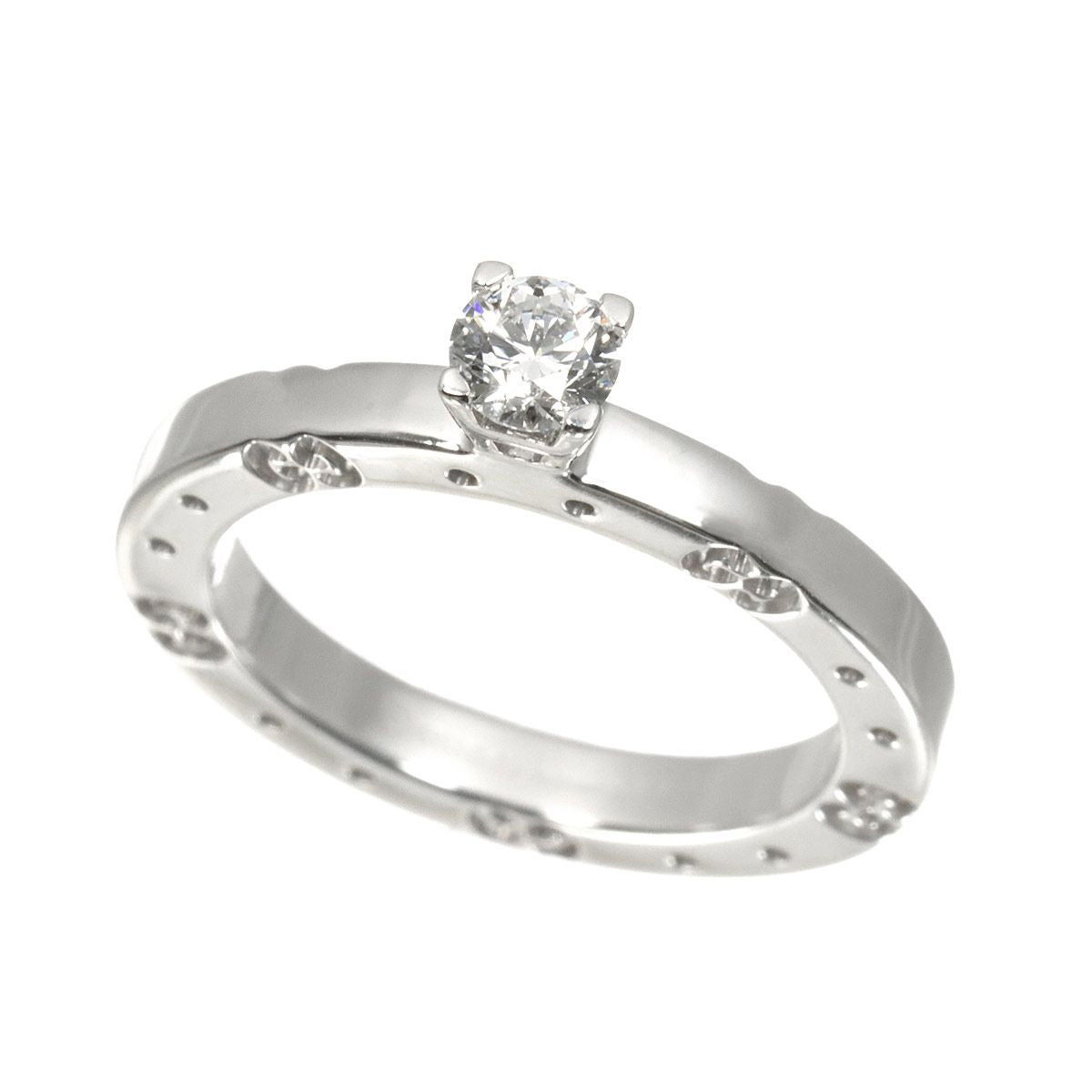 Gucci Icon Solitaire Diamond Ring WG White Gold — view 6