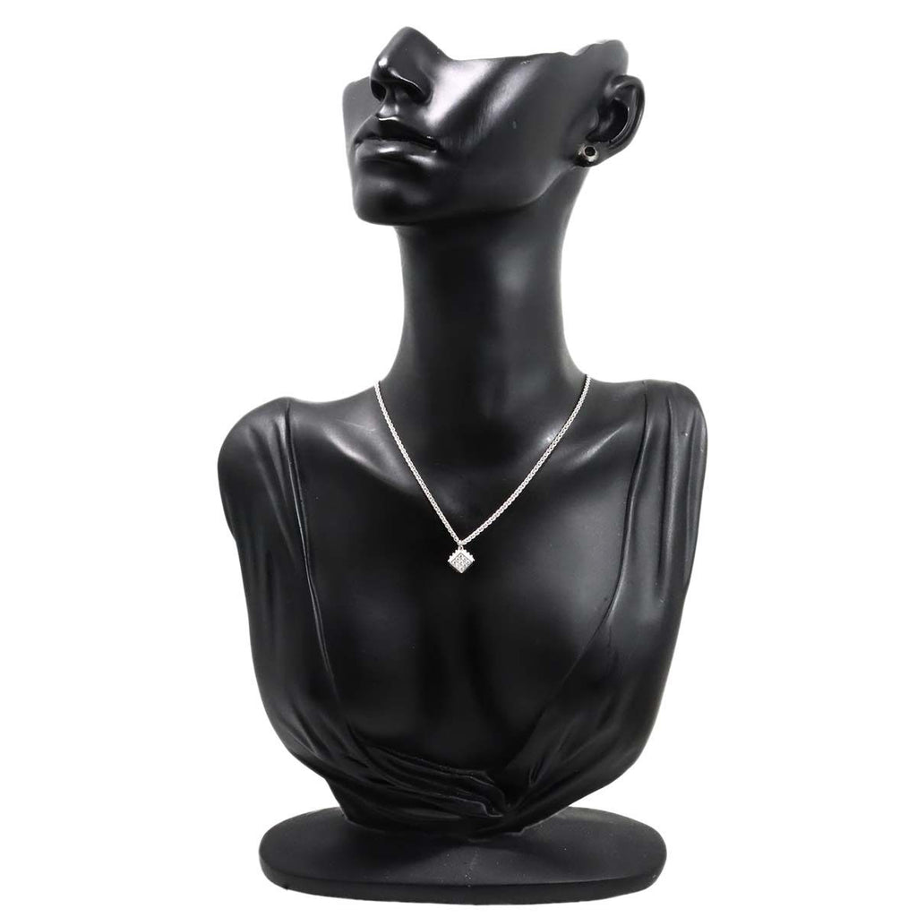 Louis Vuitton Pendentif Diamond Necklace 41 18k WG 750 Certificate — view 8