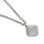 Louis Vuitton Pendentif Diamond Necklace 41 18k WG 750 Certificate — view 3