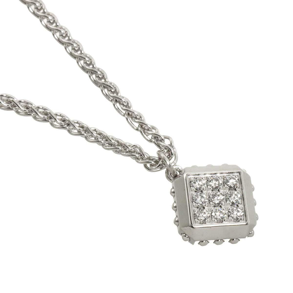 Louis Vuitton Pendentif Diamond Necklace 41 18k WG 750 Certificate — view 3