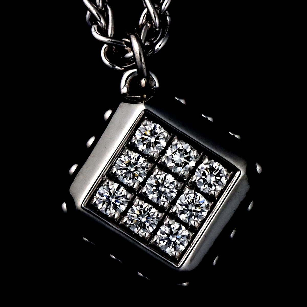 Louis Vuitton Pendentif Diamond Necklace 41 18k WG 750 Certificate — view 7