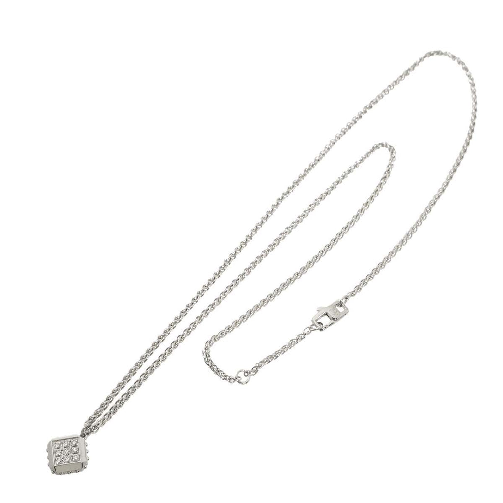 Louis Vuitton Pendentif Diamond Necklace 41 18k WG 750 Certificate — view 2