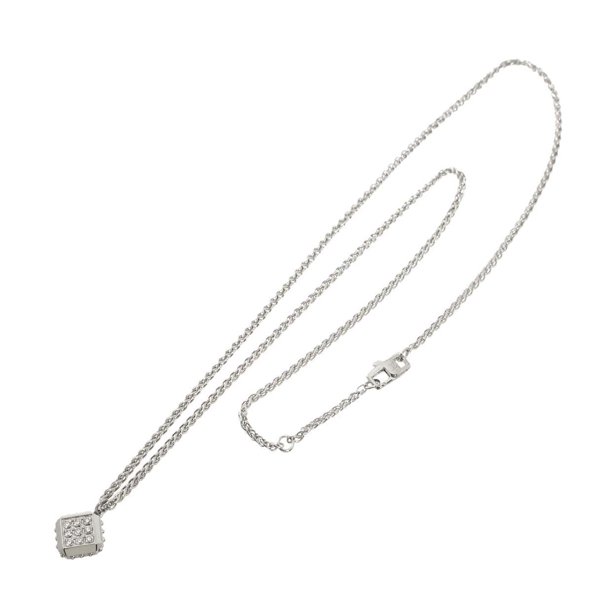 Louis Vuitton Pendentif Diamond Necklace 41 18k WG 750 Certificate — view 2