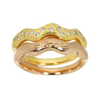Saint Laurent Ring Diamond 18k YG PG Yellow Pink Gold — view 2