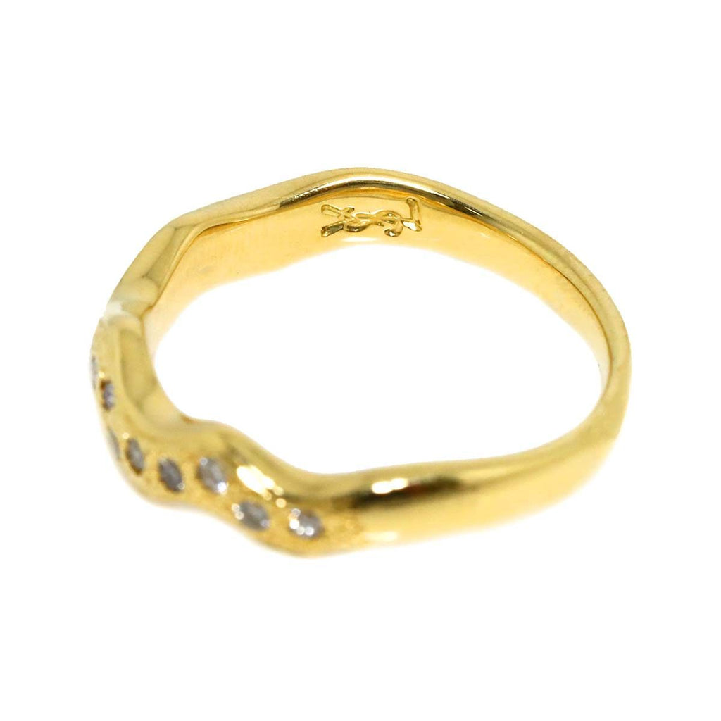 Saint Laurent Ring Diamond 18k YG PG Yellow Pink Gold — view 3