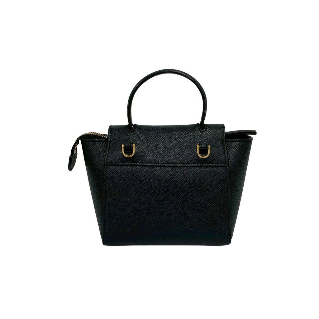 Celine Belt Bag Pico Leather 2-Way Mini Pochette Black — view 3