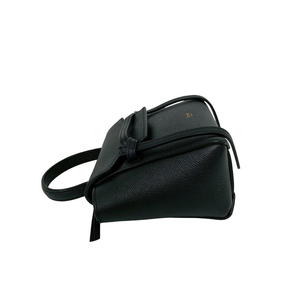 Celine Belt Bag Pico Leather 2-Way Mini Pochette Black — view 5