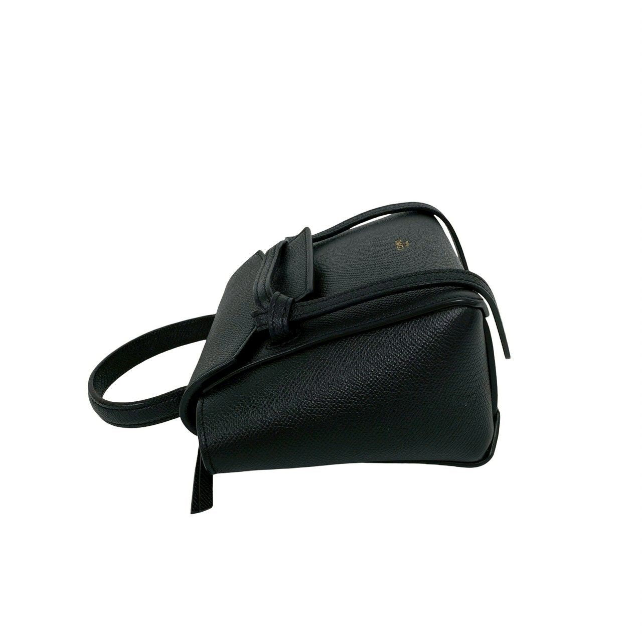 Celine Belt Bag Pico Leather 2-Way Mini Pochette Black — view 5