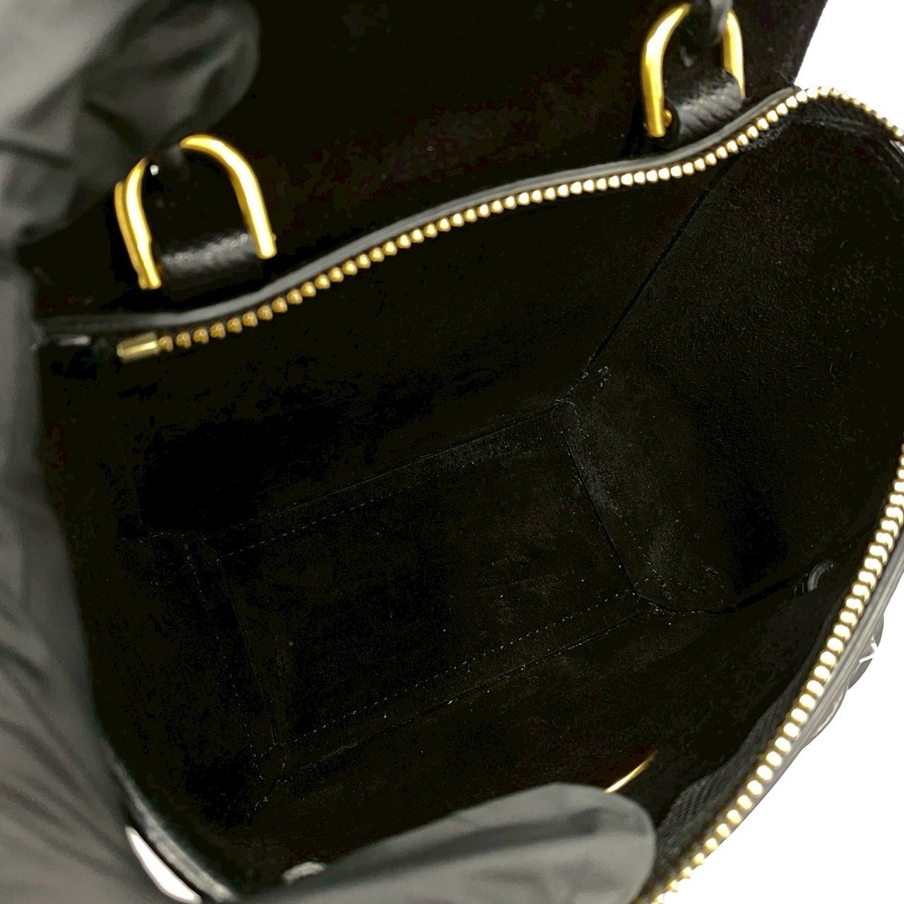 Celine Belt Bag Pico Leather 2-Way Mini Pochette Black — view 9