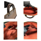 Louis Vuitton Damier Alma Brown Gold Leather Handbag — view 5