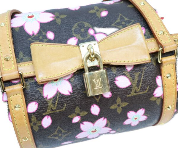 Louis Vuitton Monogram Cherry Blossom Papillon Handbag — view 6