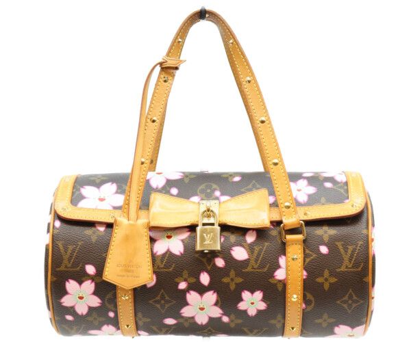 Louis Vuitton Monogram Cherry Blossom Papillon Handbag