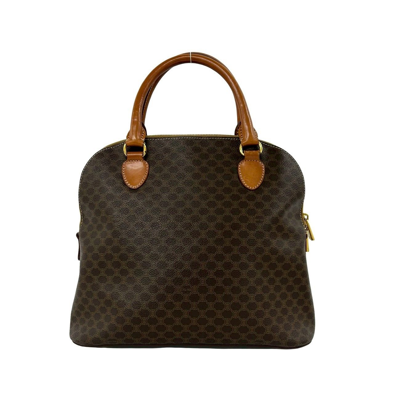 Celine Macadam Blason Triomphe Pattern Leather 2-Way Mini Tote Shoulder — view 3