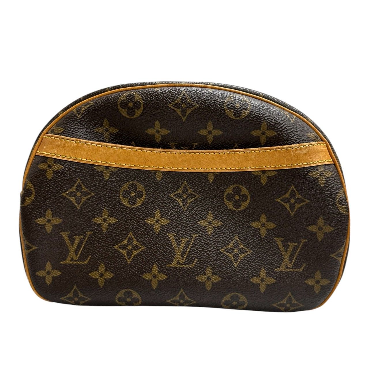 Louis Vuitton Monogram Blois Brown Gold Shoulder