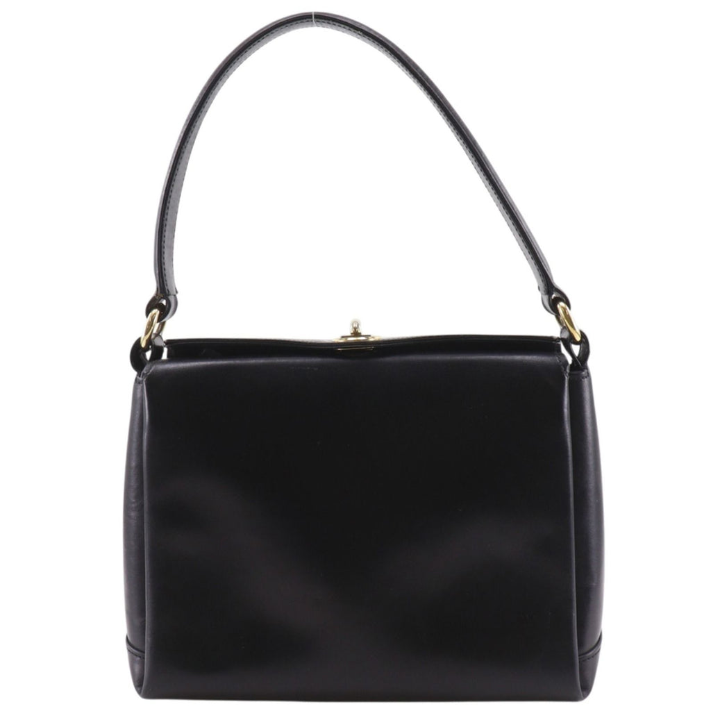 Gucci Vintage Leather Black Shoulder Bag