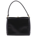 Gucci Vintage Leather Black Shoulder Bag