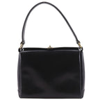 Gucci Vintage Leather Black Shoulder Bag