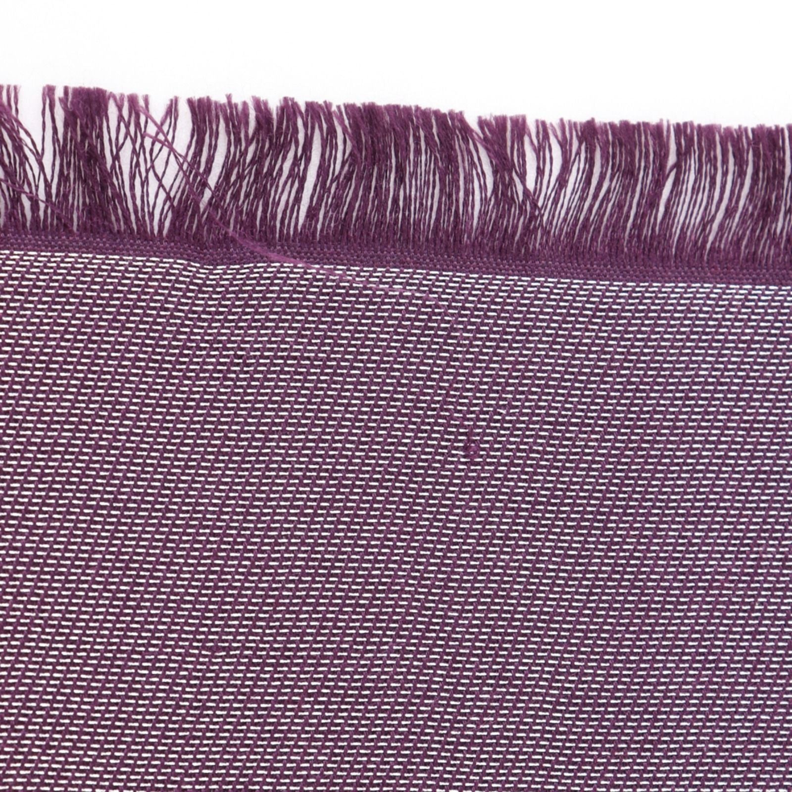 Louis Vuitton Monogram Shine Silk Purple Shawl Scarf — view 7